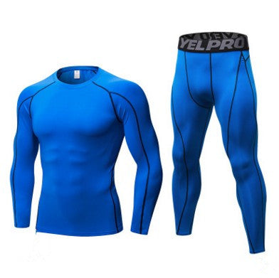 Traje de Compresión Deportivo Completo para Hombre - Manga Larga - Image 8