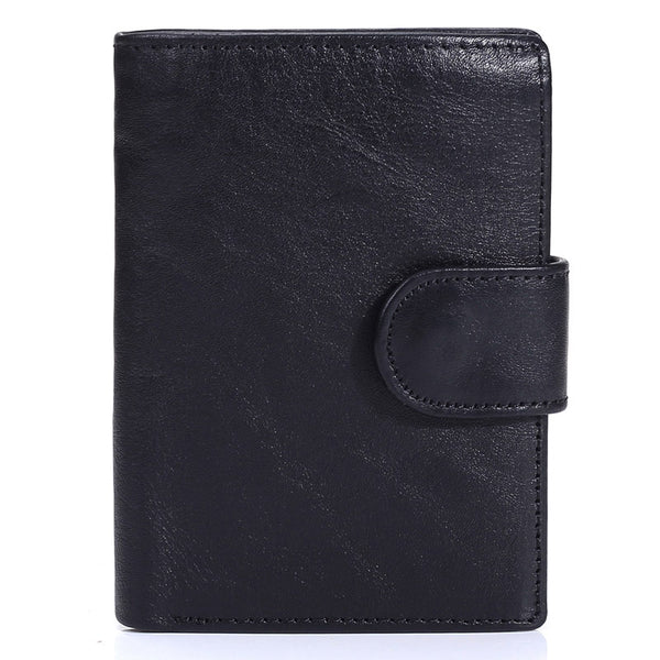 Cartera Vintage de Cuero Genuino - Diseño Minimalista Vertical - Image 9