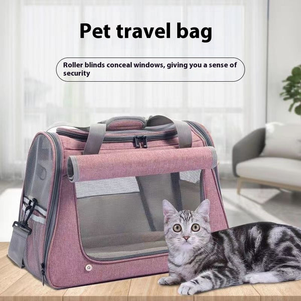 Bolsa Transportadora para Gatos Transpirable de Gran Capacidad
