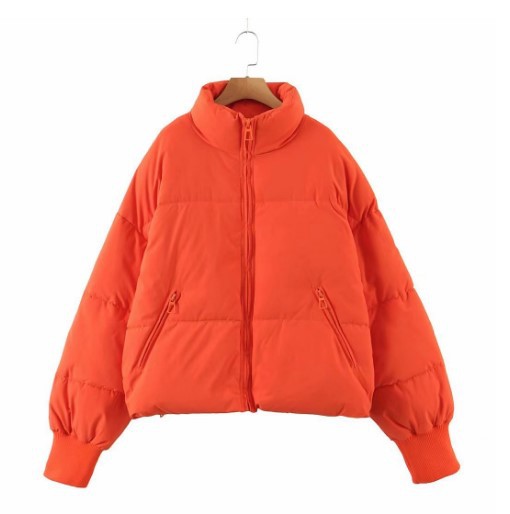 Chaqueta Acolchada Urban Leisure con Cuello Parado para Mujer - Image 21