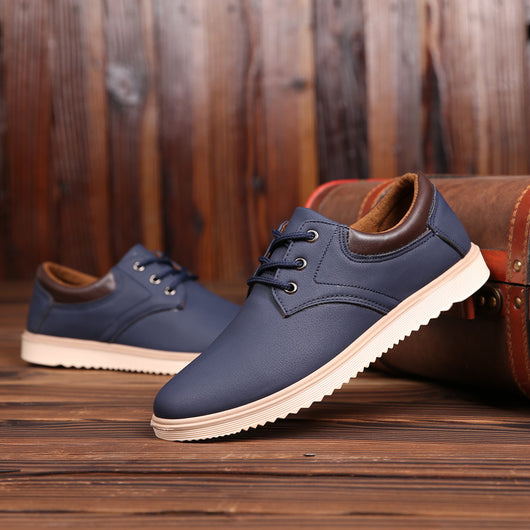 Zapatos de Cuero Impermeables Antideslizantes
