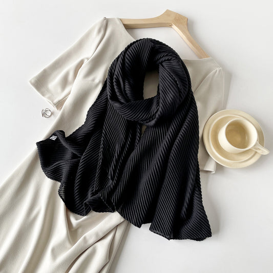 Pañuelo Mujer Algodón y Lino con Diseño Minimalista