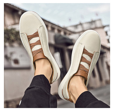 Zapatos Casuales de Cuero Genuino Nobuk - Slip-on Cómodos - Image 20