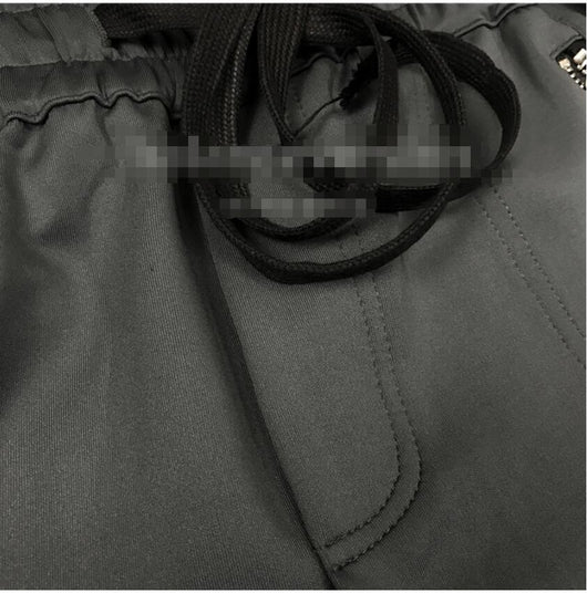 Pantalones Deportivos con Cierre en Tobillo y Rayas Contrastantes - Image 4