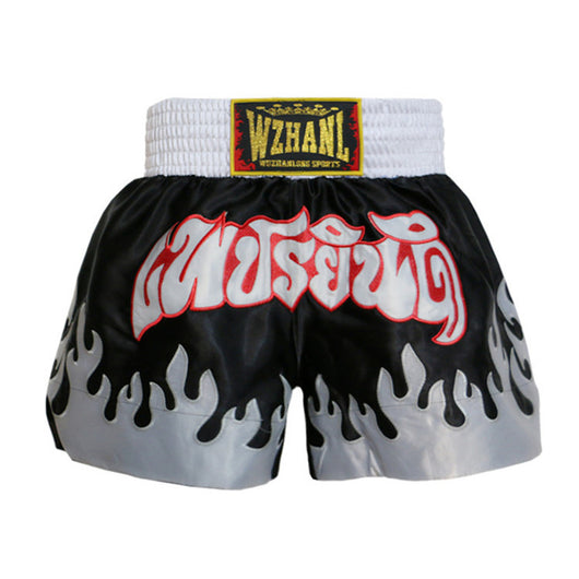 Pantalones Cortos de Muay Thai Wudaolong - Ropa de Boxeo y MMA Profesional - Image 9