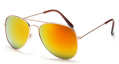 Gafas de Sol Vintage con Lentes Espejadas Tendencia - Image 8