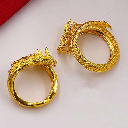 Anillo de Pareja Dragón y Fénix - Image 3