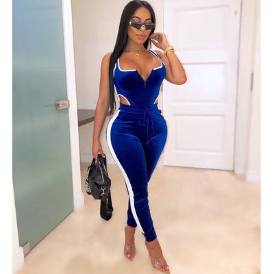 Jumpsuit sin mangas con cutouts y cierre frontal - Image 83