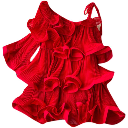 Blusa Casual de Chifón con Volantes y Mangas Acampanadas para Mujer - Image 9
