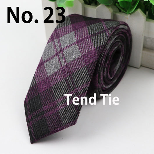 Corbata Ultra Angosta de Lana para Hombre - Elegancia Sofisticada - Image 24