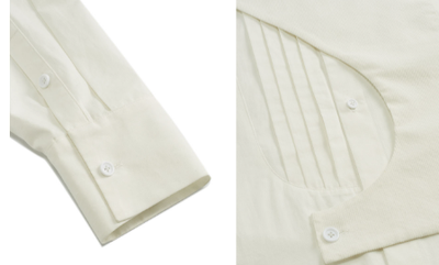 Camisa Blanca Suelta Deconstructuida Diseño Moderno - Image 8