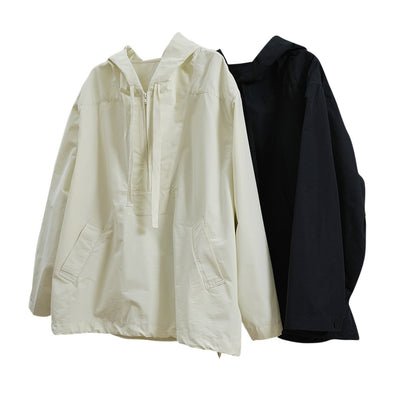 Chaqueta Hoodie Urbana Coreana Slim Fit Cortavientos - Image 6