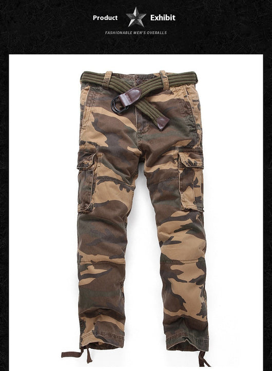 Pantalones Overol Casual para Hombre Estilo Americano - Image 17