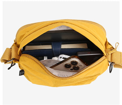 Bolso Bandolera Multicompartimento Nylon Ligero para Mujer - Viajes y Uso Diario - Image 34