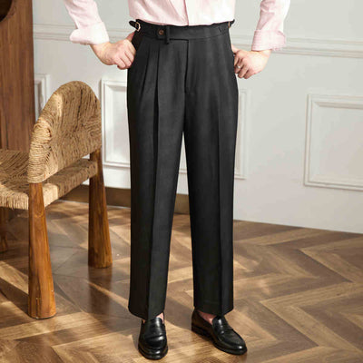 Pantalones Anchos de Talle Alto Sin Planchado - Cómodos y Transpirables - Image 9