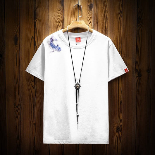 Playera Bordada con Carpa para Hombre - Manga Corta - Image 12