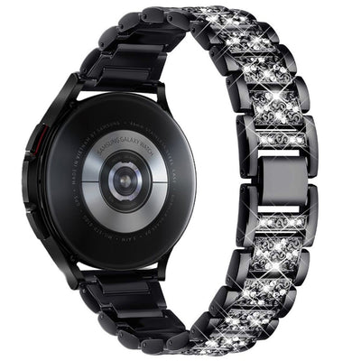 Pulsera Reloj Cadena de Diamantes Tres Cuentas Sólida - Image 6
