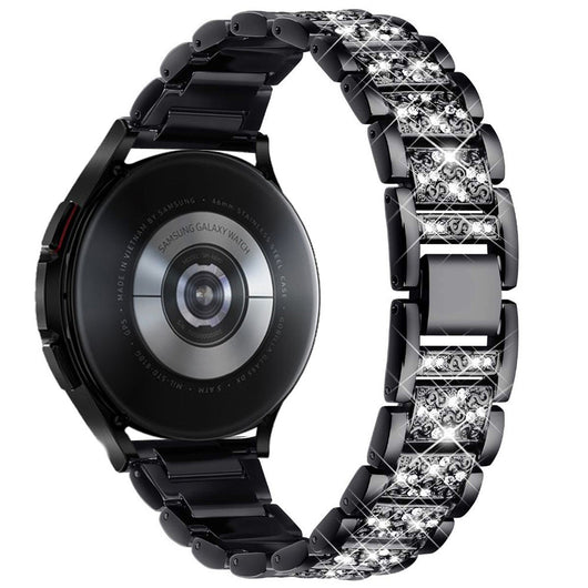 Pulsera Reloj Cadena de Diamantes Tres Cuentas Sólida - Image 6