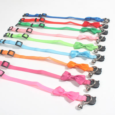 Collar Ajustable para Mascotas con Moño, Campana y Hebilla de Seguridad - Image 11