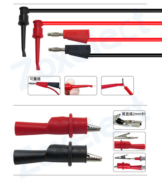 Kit Multifunción de Líneas de Prueba con Conector Directo y Punta Flexible - Image 5