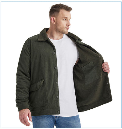 Chaqueta de Cachemira Gruesa para Hombre - Corte Holgado y Casual - Image 51