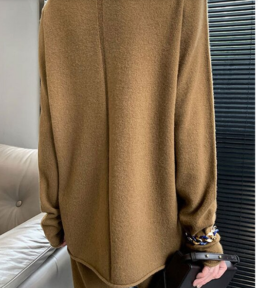 Conjunto de Punto: Suéter Tejido y Pantalón Ancho - Image 4