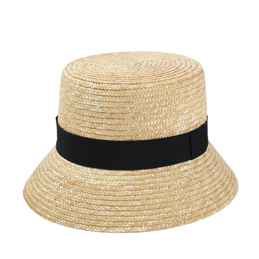 Sombrero Bucket de Paja con Ala Plana - Protección Solar Elegante - Image 16