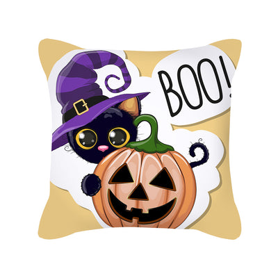 Funda de Almohada Halloween con Calabaza y Fantasma Lindo - Textura Piel de Durazno - Image 12