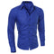 Camisa de Cuadros Diamante para Hombre - Manga Larga Elegante