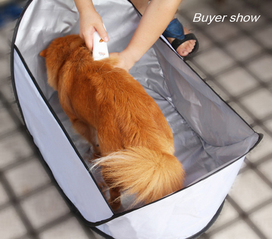 Babero Protector para Corte de Pelaje de Mascotas - Image 13