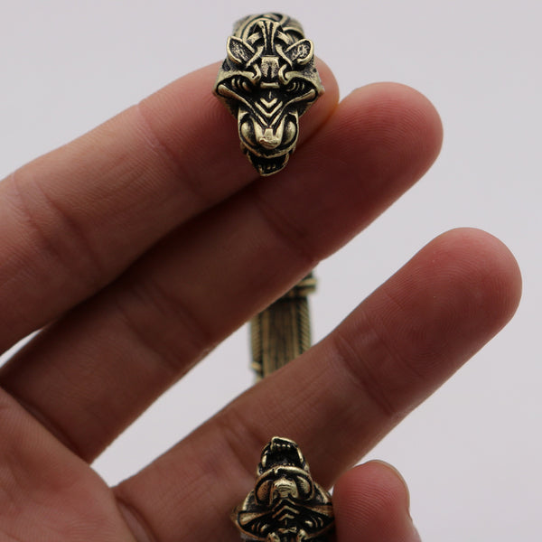 Pulsera Cabeza de Lobo Viking
