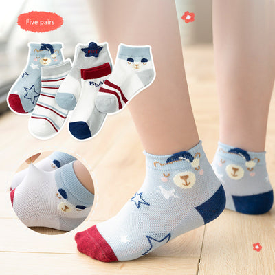 Calcetines de Algodón Transpirable para Bebé - Comodidad de Verano - Image 11