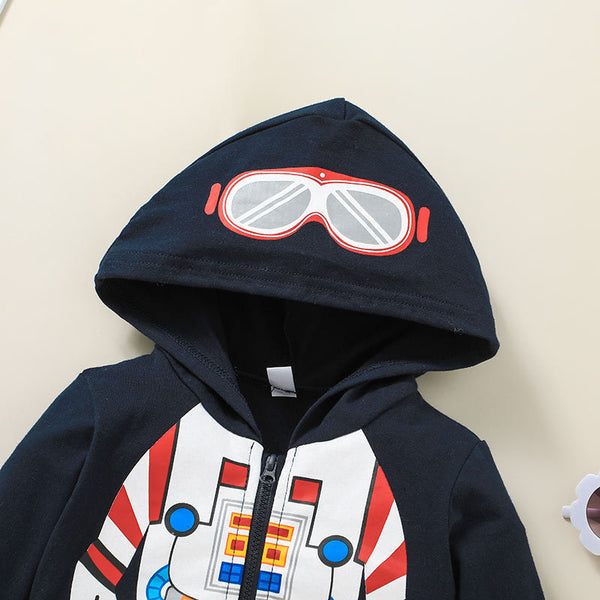 Chaquetas con Capucha para Niños - Camisetas con Cierre