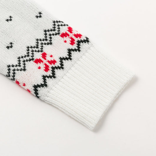 Suéter Navideño con Estampado de Corazón y Alce - Pullover de Punto para Mujer - Image 14