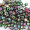 Negro Fluorescent Letter Beads 26 English Letters Music Festival Beaded Bracelet Digital 100pcs