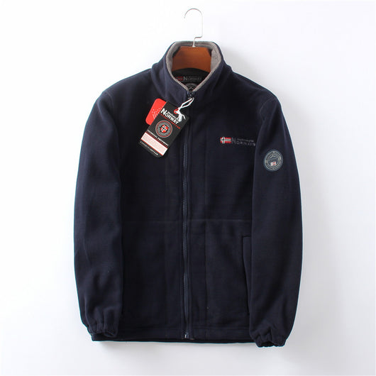 Chaqueta Polar Térmica Hombre Doble Cara Acolchada - Image 3