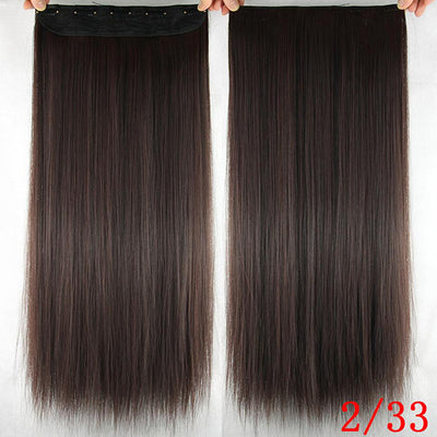 Peluca de un clip con cinco extensiones de cabello sintético - Image 11