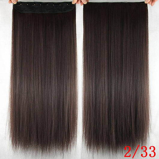 Peluca de un clip con cinco extensiones de cabello sintético - Image 11