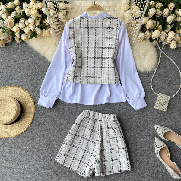Chaleco Blazer Retro para Mujer - Traje Elegante de Temperamento - Image 9
