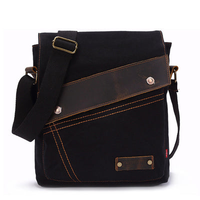 Bolsa de Lona Retro Crossbody Unisex - Bolsa de Hombro Vertical - Image 10