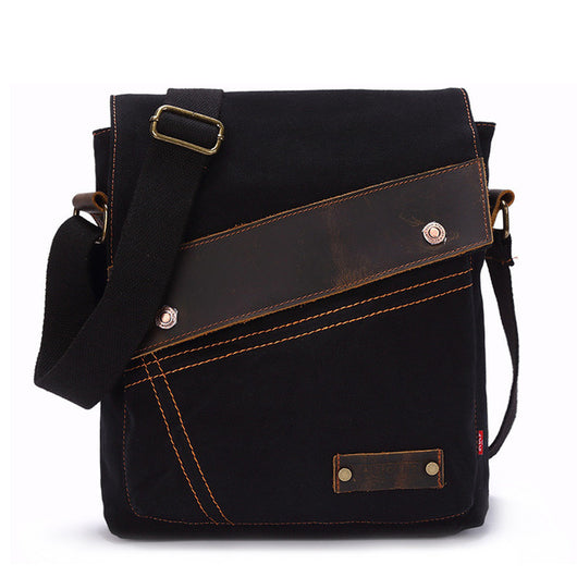 Bolsa de Lona Retro Crossbody Unisex - Bolsa de Hombro Vertical - Image 10
