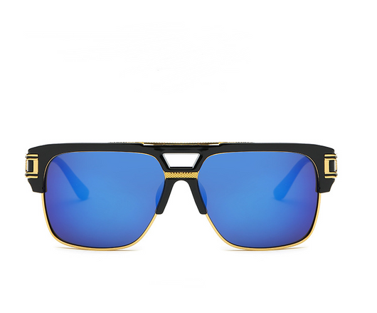 Gafas de Sol Retro Cuadradas Reflectantes Unisex con Colores Vibrantes - Image 17