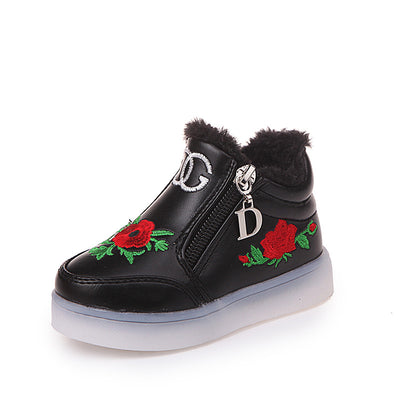Zapatos Infantiles LED Estilo Otoño Coreano con Suela Luminosa y Suave - Image 7