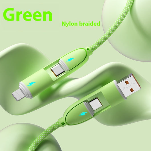Cable de Carga Rápida 4 en 1 de Silicona Premium - Image 23