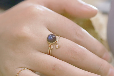 Anillo de Plata Pura S925 con Gema Natural para Mujer - Image 7