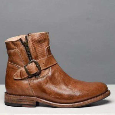 Botines Martin de Tacón Bajo y Punta Cuadrada - Image 4