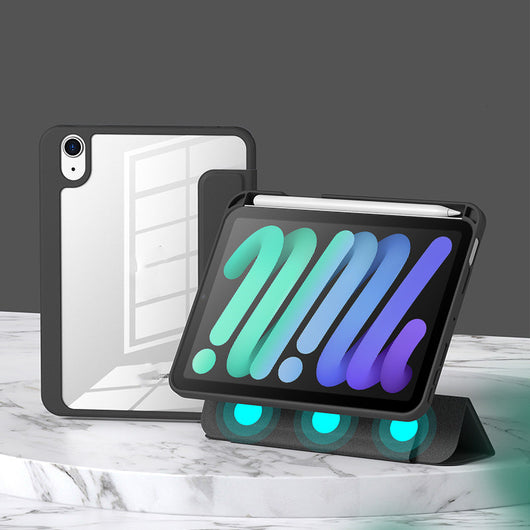 Organizador Magnético de Escritorio con Funda de Cuero y Ranura para Bolígrafos - Image 6