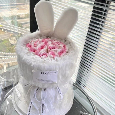 Ramo de Rosas Eterno con Orejas de Conejo - Flores Perfumadas - Image 28