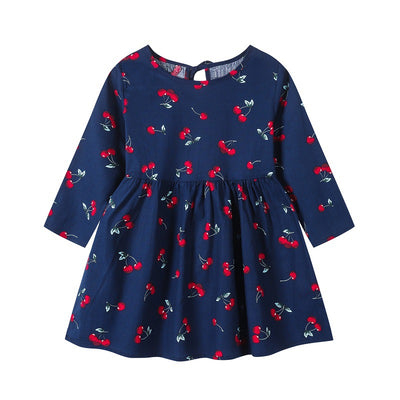 Vestido Infantil Estilo Coreano con Flores y Detalles de Princesa - Image 7