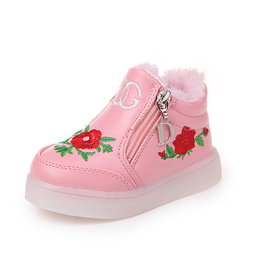 Zapatos Infantiles LED Estilo Otoño Coreano con Suela Luminosa y Suave - Image 9